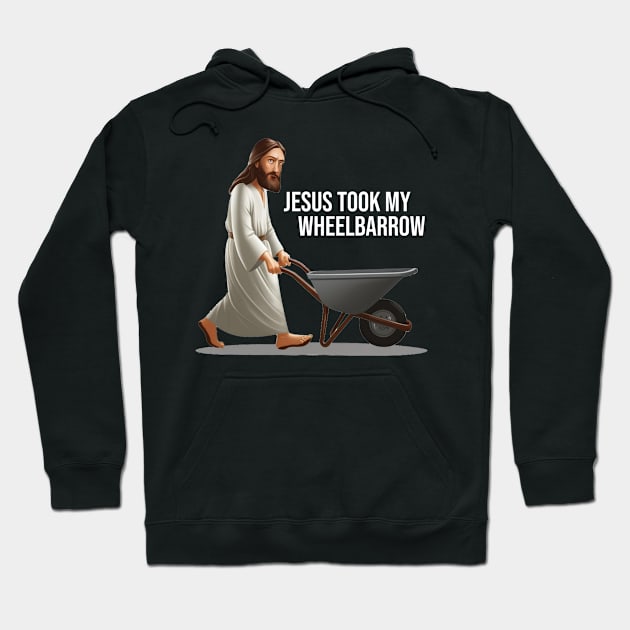 Jesus take the Wheel - Barrow Hoodie by INLE Designs